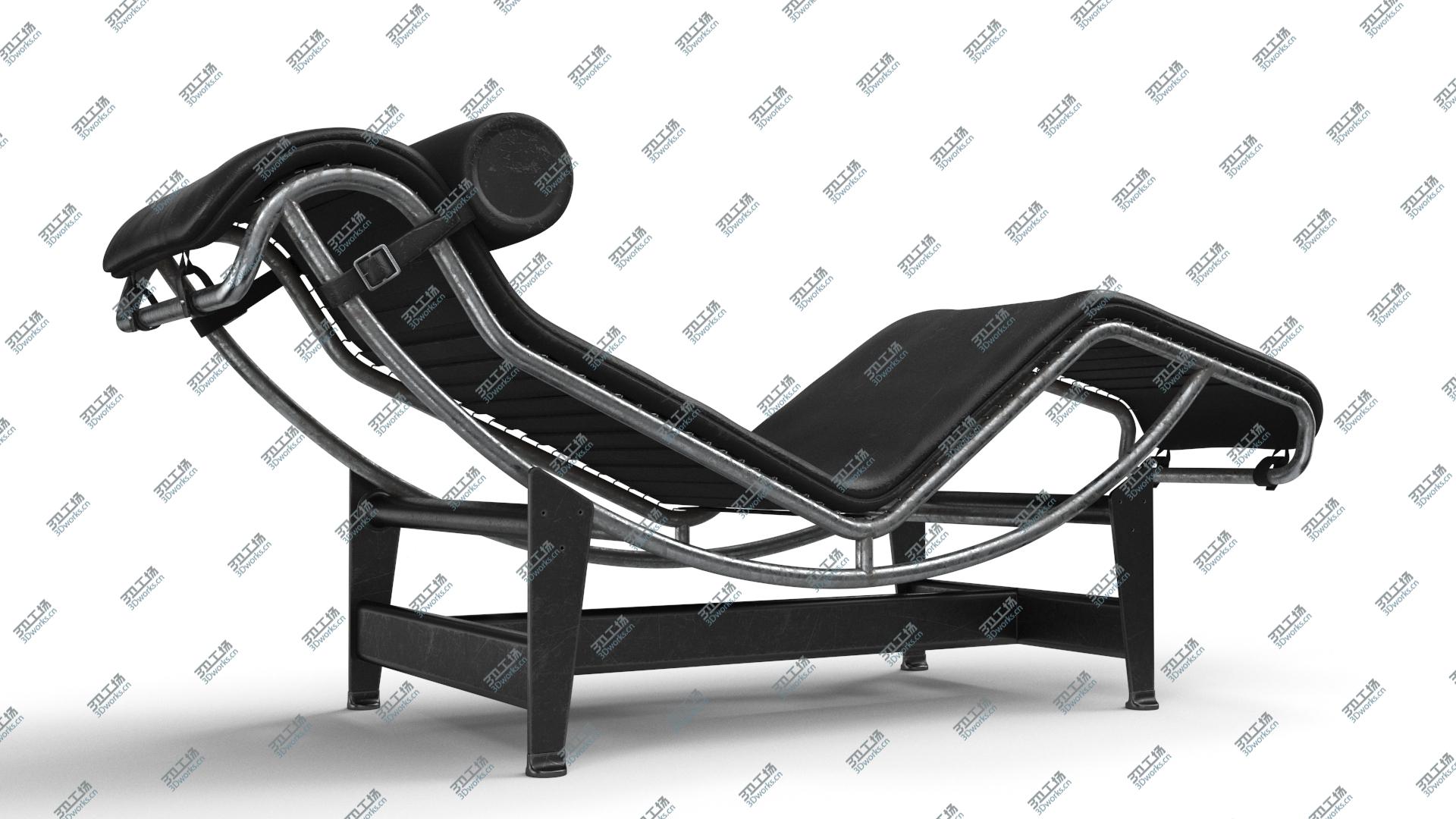 images/goods_img/2021040161/Modern Chaise Longue Dirty Black 3D model/3.jpg